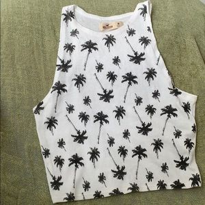 Palm tree tank top